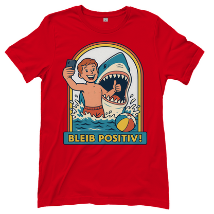 Bleib Positiv Hai Selfie Retro - Damen T-Shirt