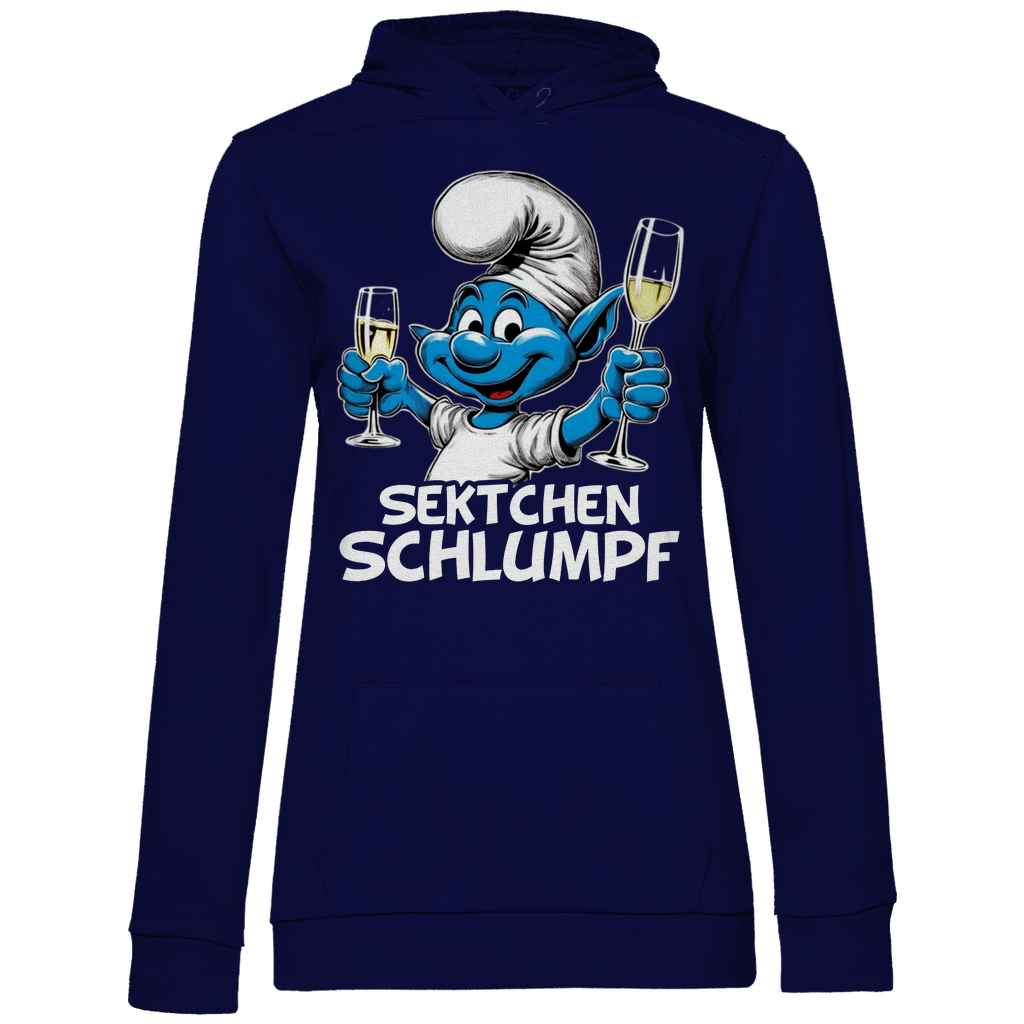 Sektchen Schlumpf Grafik - Damen Hoodie