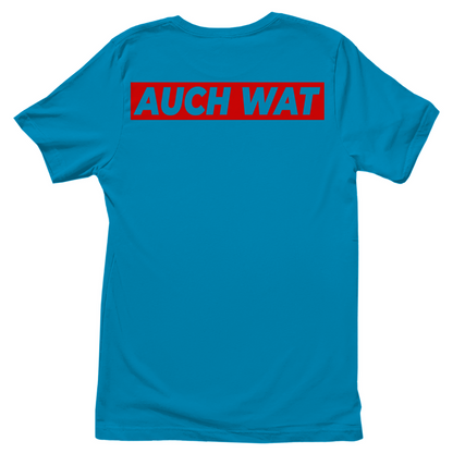Hinten steht auch wat - Beidseitiger Druck - Damenshirt