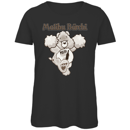 Malibu Bärchi - Glücksbärchi - Damen Premium Bio T-Shirt Black