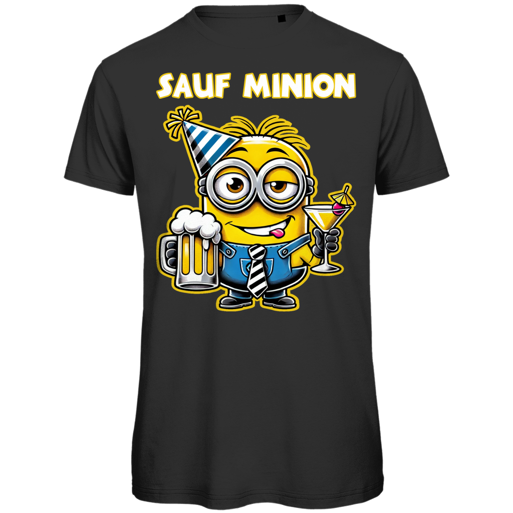 Sauf Minion - Herren Premium Bio T-Shirt