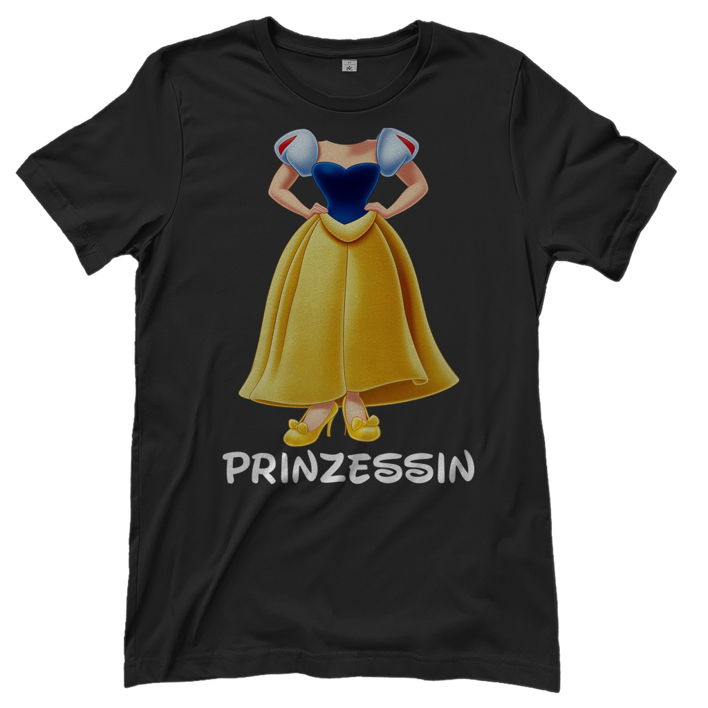 Schneewittchen und die 7 Zwerge - Prinzessin - Damenshirt Black