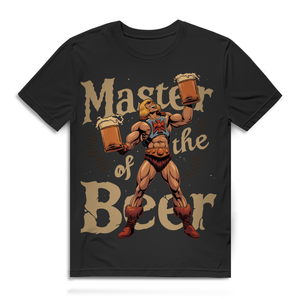 He-Man Master of the Beer - Herren Premium Bio T-Shirt Black