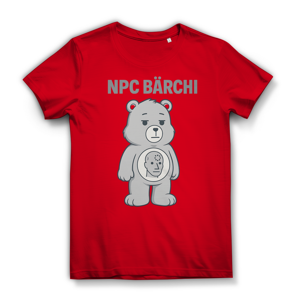 NPC Bärchi - Glücksbärchi - Damen Premium Bio T-Shirt Red