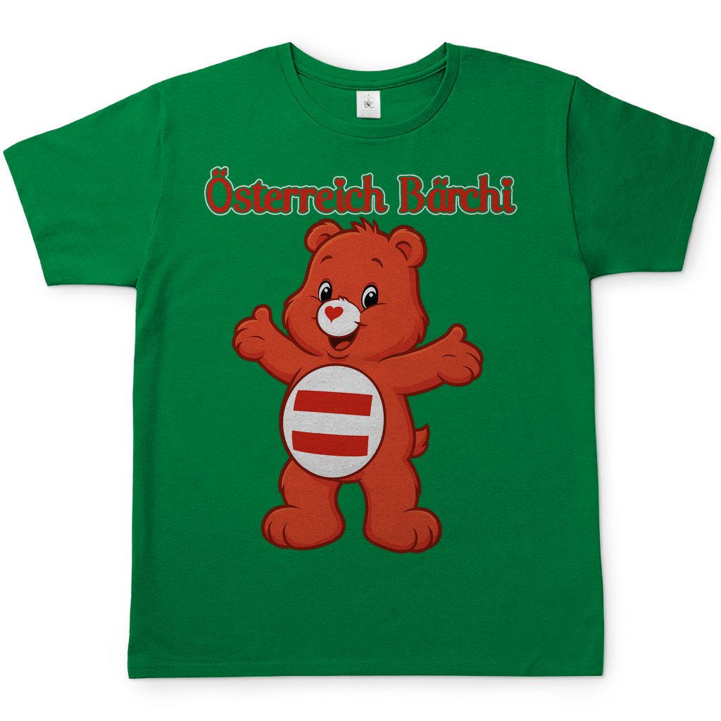 Österreich Bärchi - Glücksbärchi - Herren T-Shirt Kelly Green