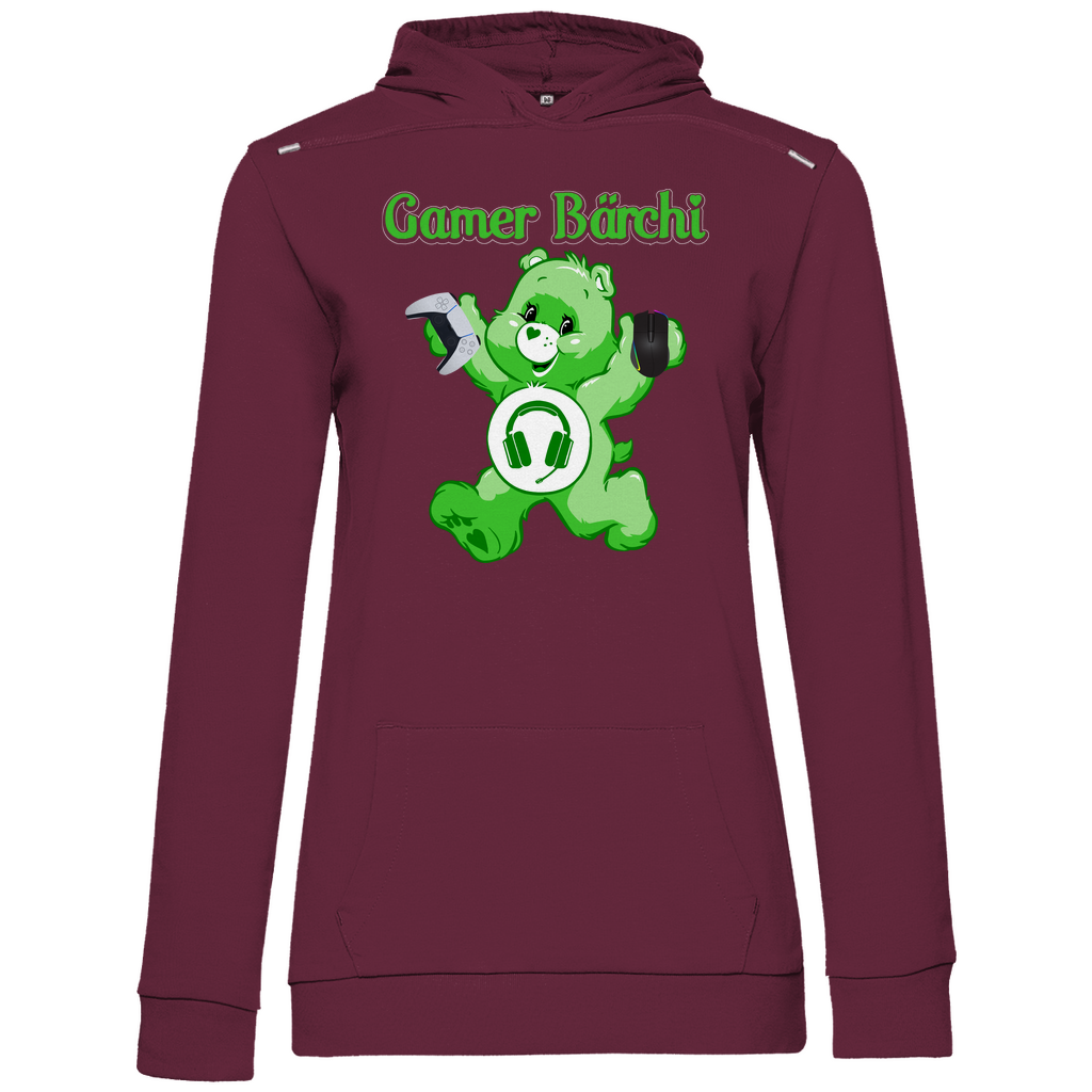 Gamer Bärchi - Glücksbärchi - Damen Hoodie Wine