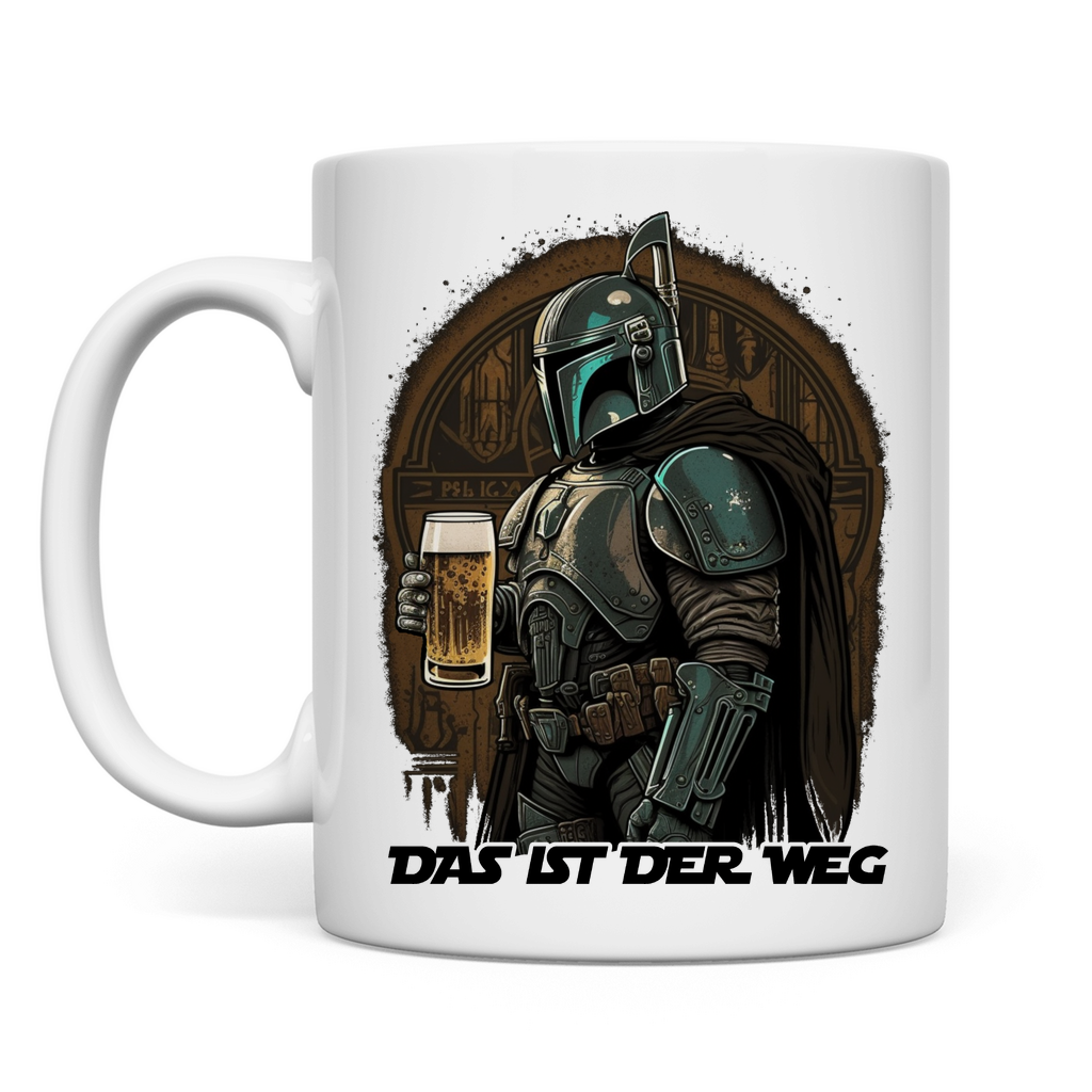 Das ist der Weg Mandalorianer Bier - Tasse