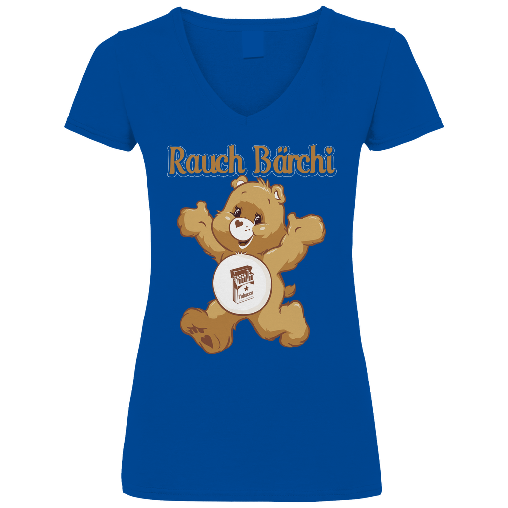 Rauch Bärchi - Glücksbärchi - V-Neck Damenshirt