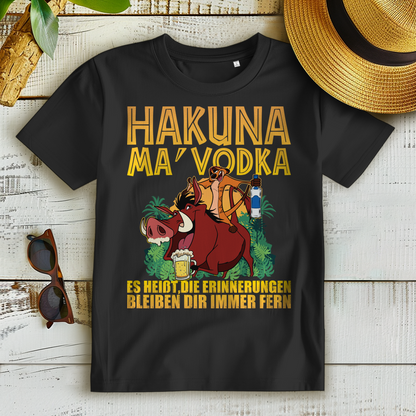 Hakuna ma Vodka Erinnerungen bleiben fern - Damen Premium Bio T-Shirt