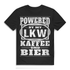 Powered by LKW Kaffee und Bier – Lustiges Männer Shirt für echte Trucker Black