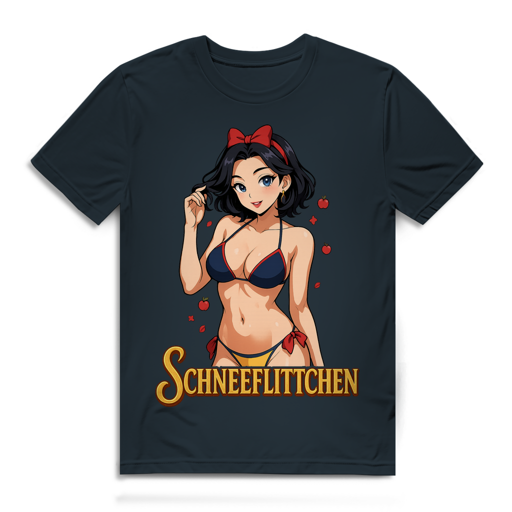 Schneeflittchen Schneewittchen - Herren Premium Bio T-Shirt Dark Grey Solid