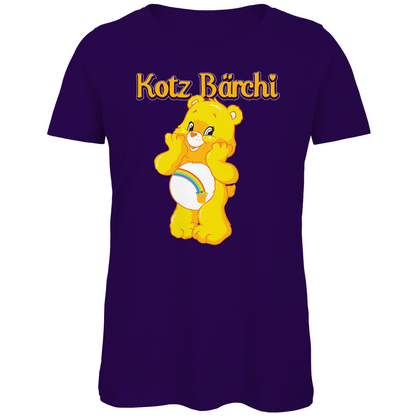 Kotz Bärchi - Glücksbärchi - Damen Premium Bio T-Shirt Urban Purple