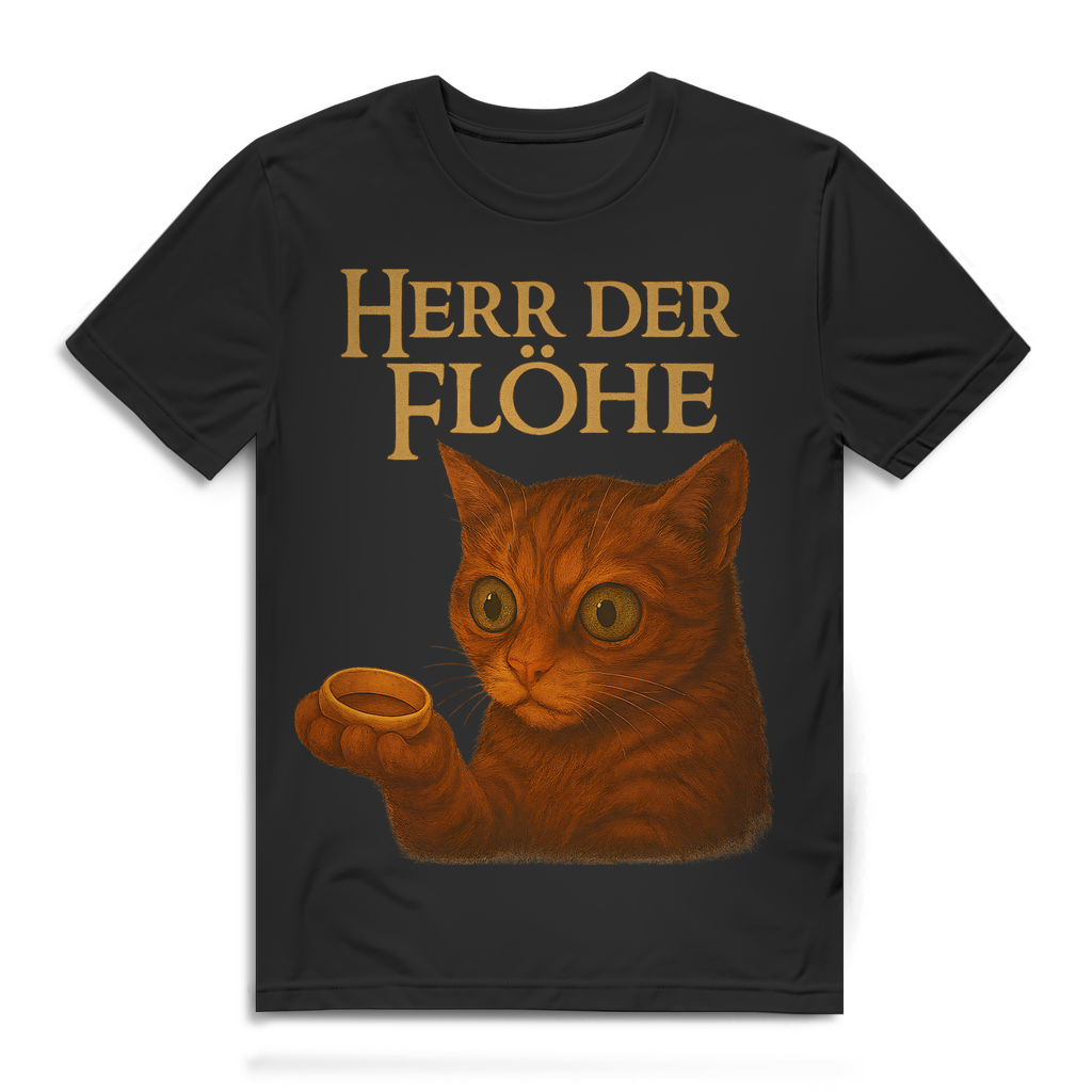 Herr der Flöhe - Herren Premium Bio T-Shirt Black