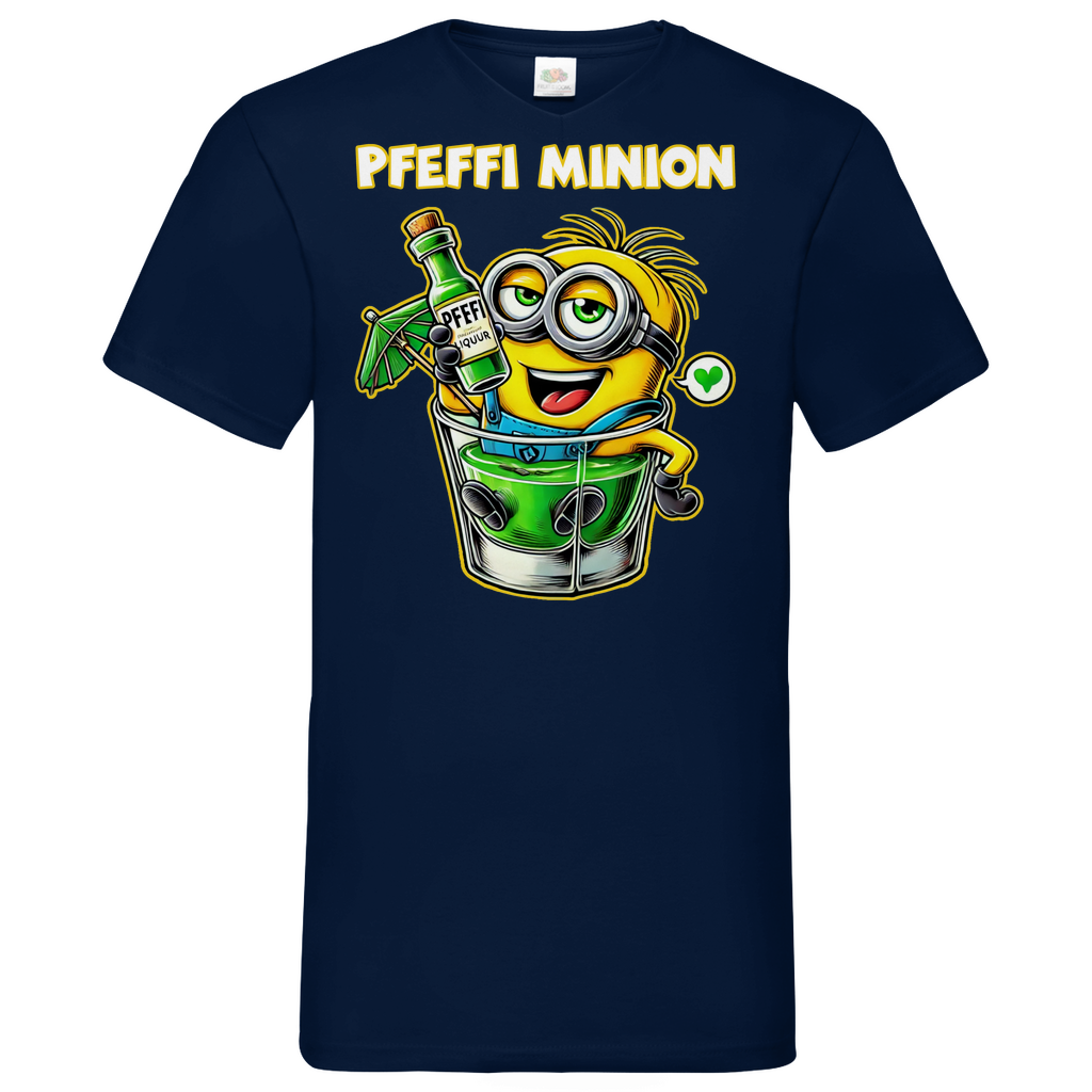 Pfeffi Minion - Herren V-Neck Shirt