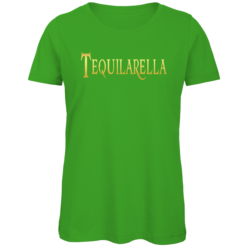 Tequilarella - Prinzessin Gold - Damen Premium Bio T-Shirt Real Green