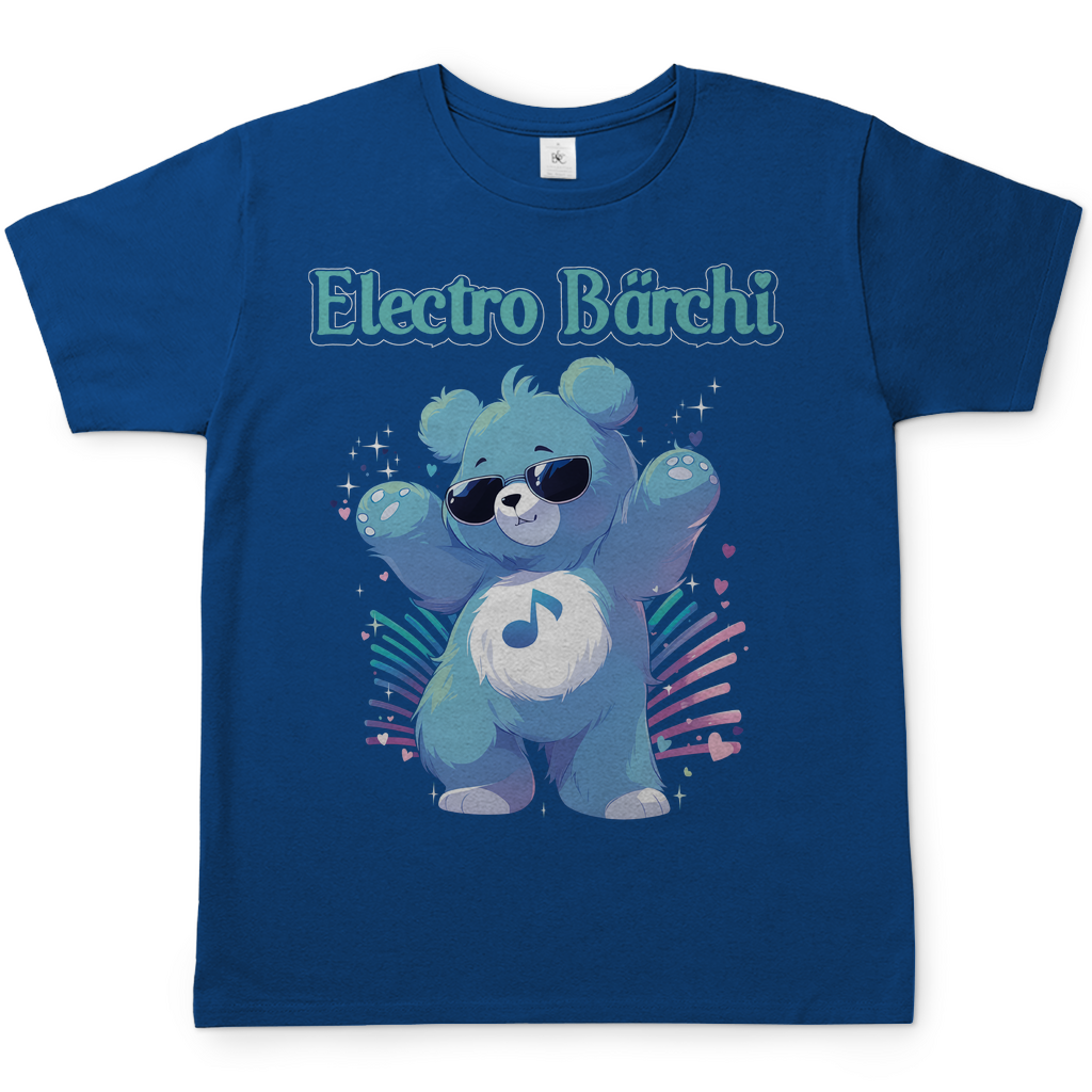Electro Bärchi - Glücksbärchi - Herren Shirt Royal Blue