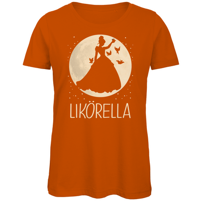 Mond Prinzessin - Likörella - Damen Premium Bio T-Shirt Urban Orange