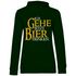 Ich gehe jetzt Bier trinken HDR - Beidseitiger Druck - Damen Hoodie Forest Green