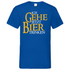 Ich gehe jetzt Bier trinken HDR - Beidseitiger Druck - Herren V-Neck Shirt Royal Blue
