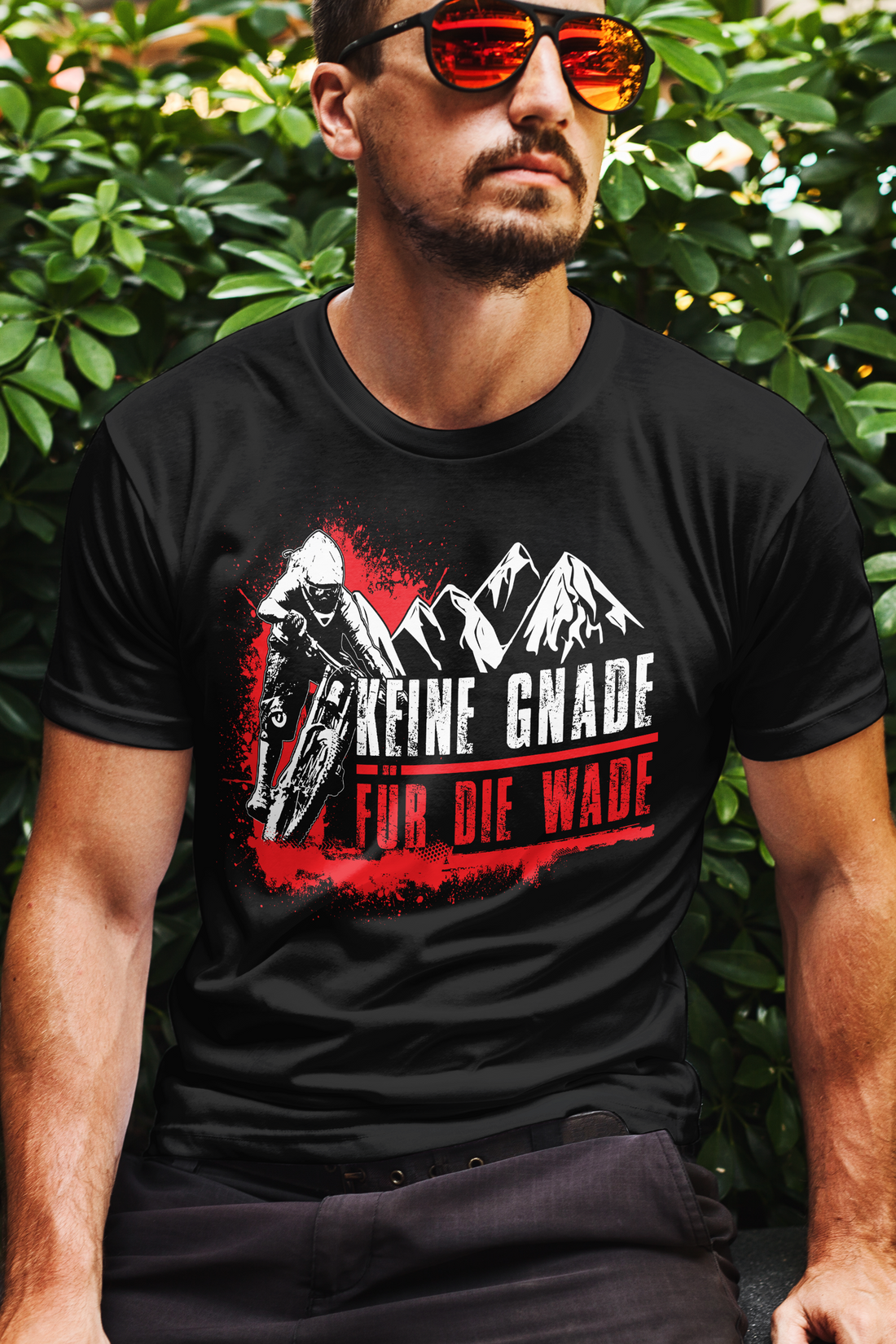 Keine Gnade für die Wade Shirt – Lustiges Mountainbike T-Shirt für Männer