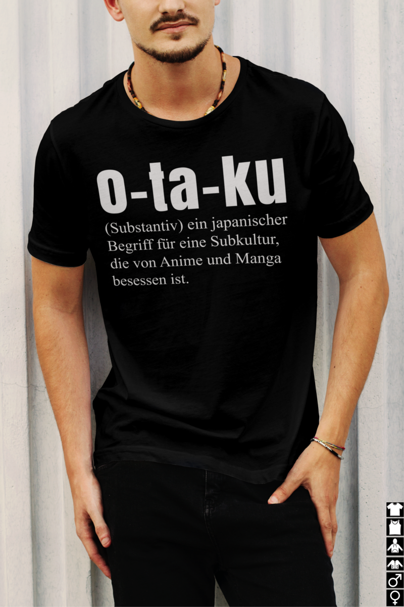Otaku Definition Shirt – Anime Manga Subkultur T-Shirt für Japan Fans
