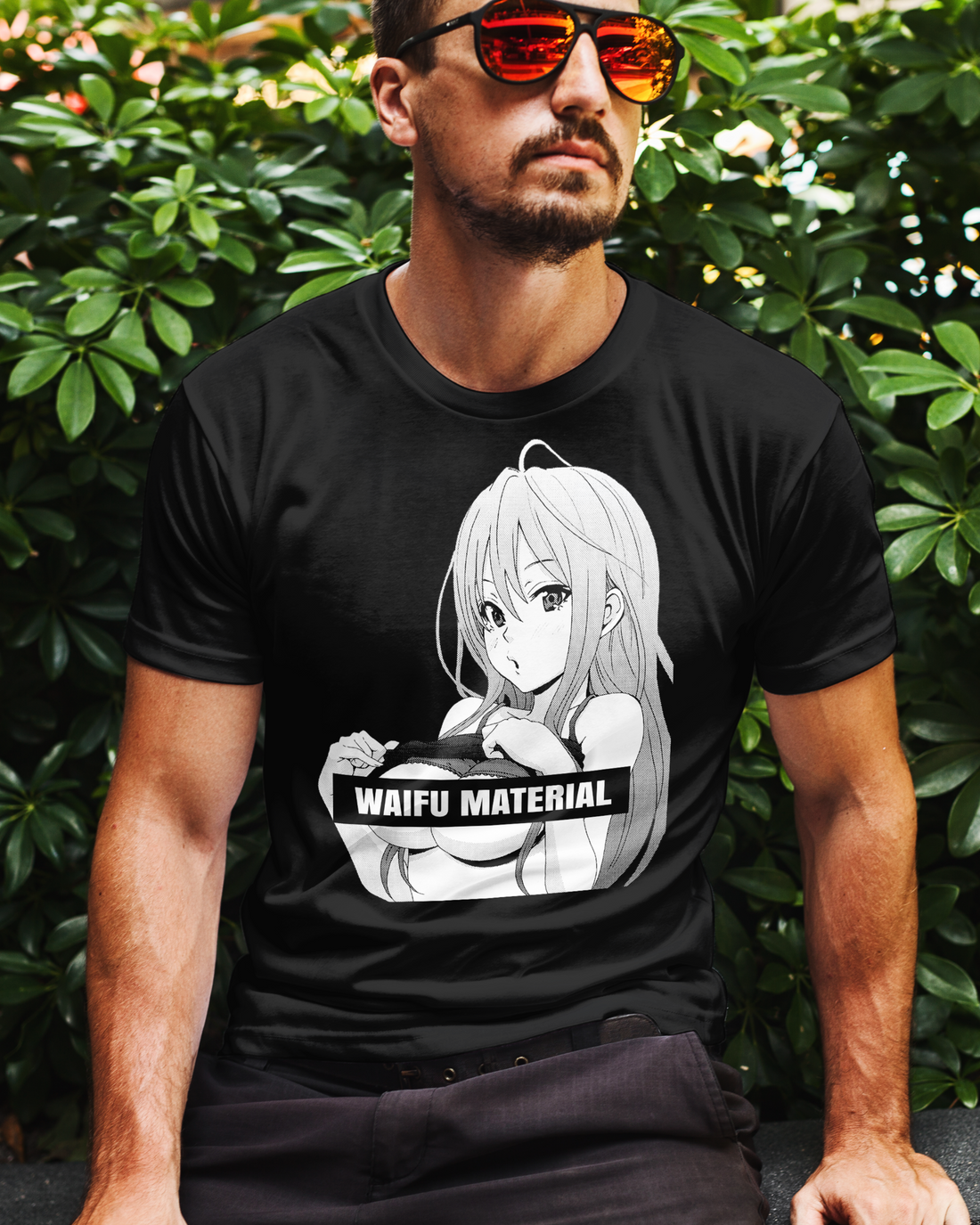Waifu T-Shirt Herren – Ecchi Style für Anime Fans - Sexy Manga Girl Design