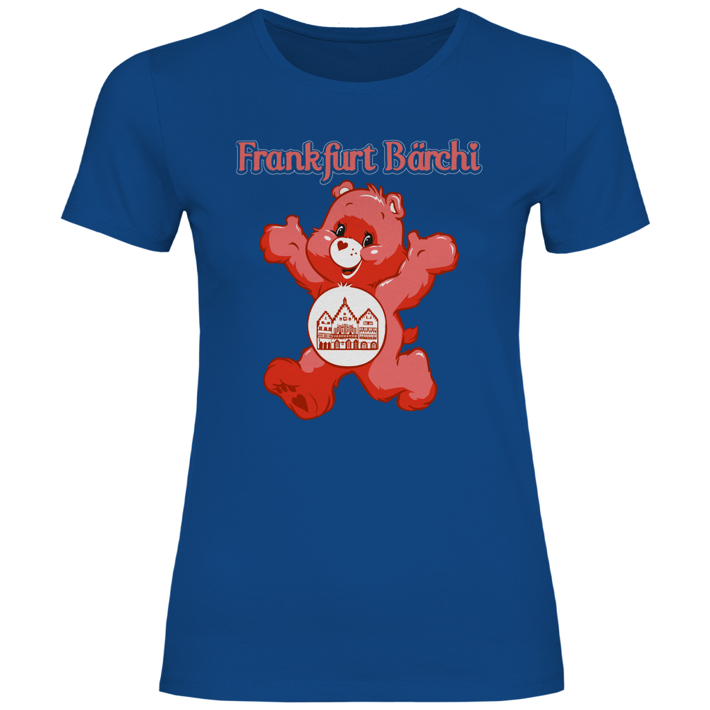 Frankfurt Bärchi - Glücksbärchi - Damenshirt Royal Blue