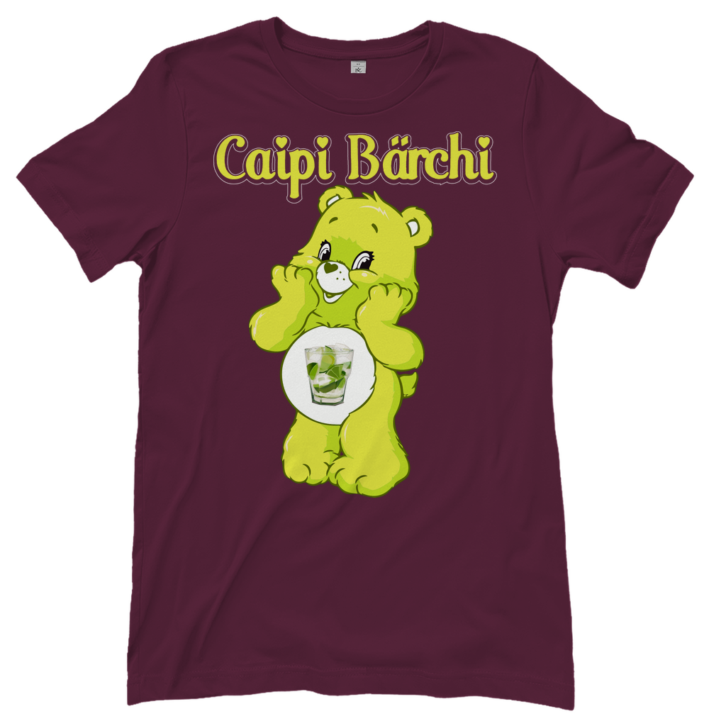 Caipi Bärchi - Glücksbärchi - Damenshirt Burgundy