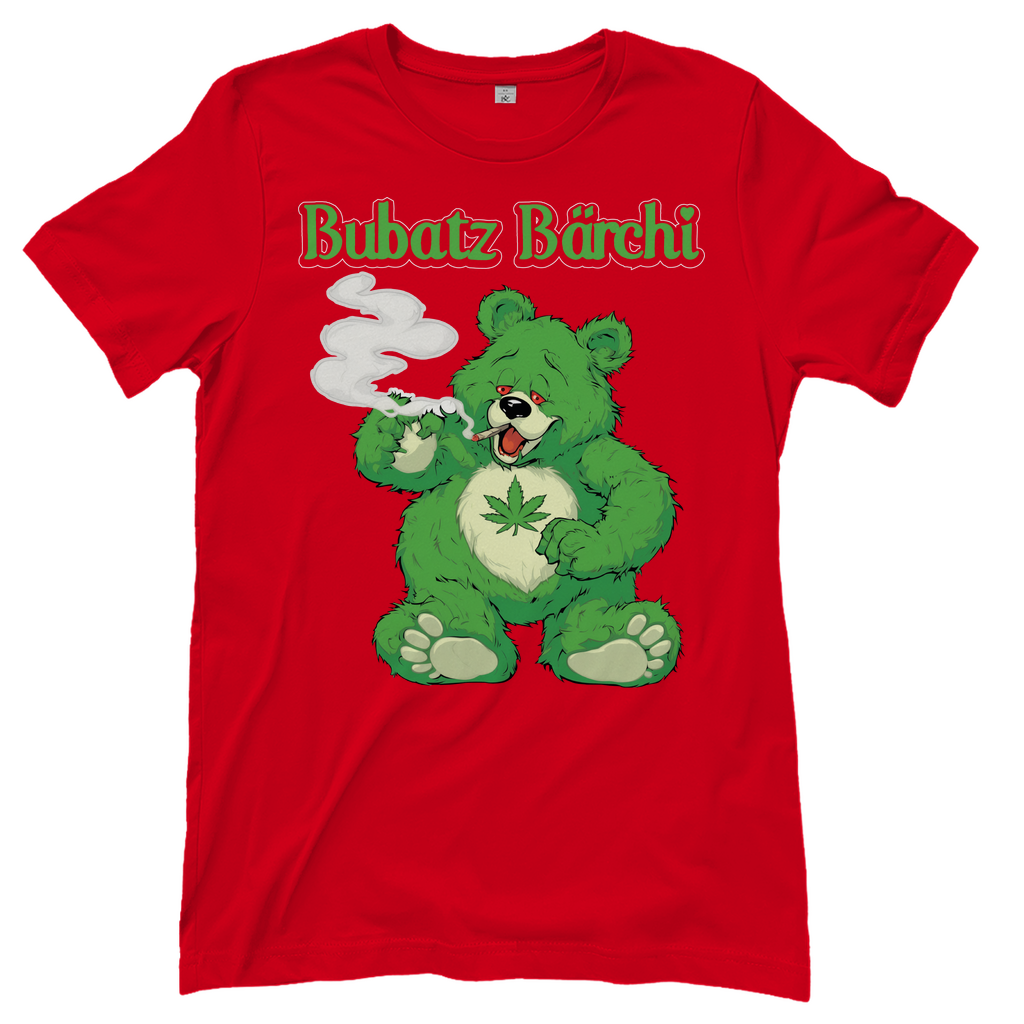Bubatz Bärchi - Glücksbärchi - Damenshirt Red
