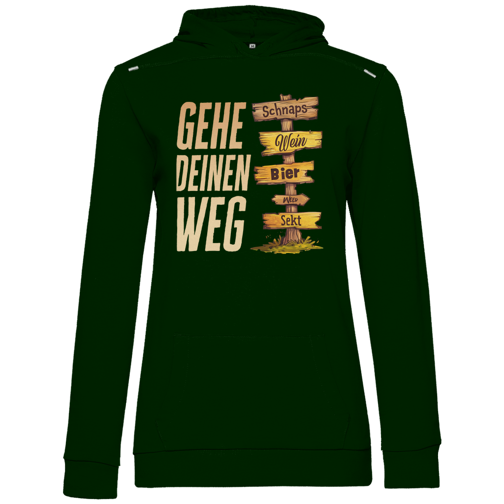 Gehe deinen Weg - Damen Hoodie