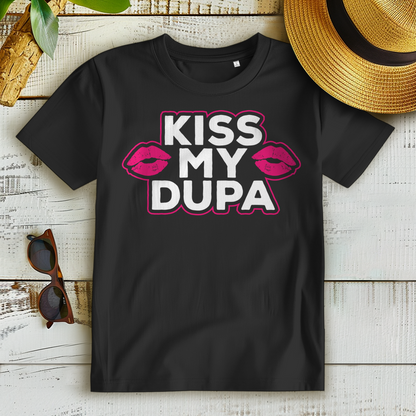 Kiss my Dupa Shirt Damen – Freches polnisches T-Shirt für selbstbewusste Frauen