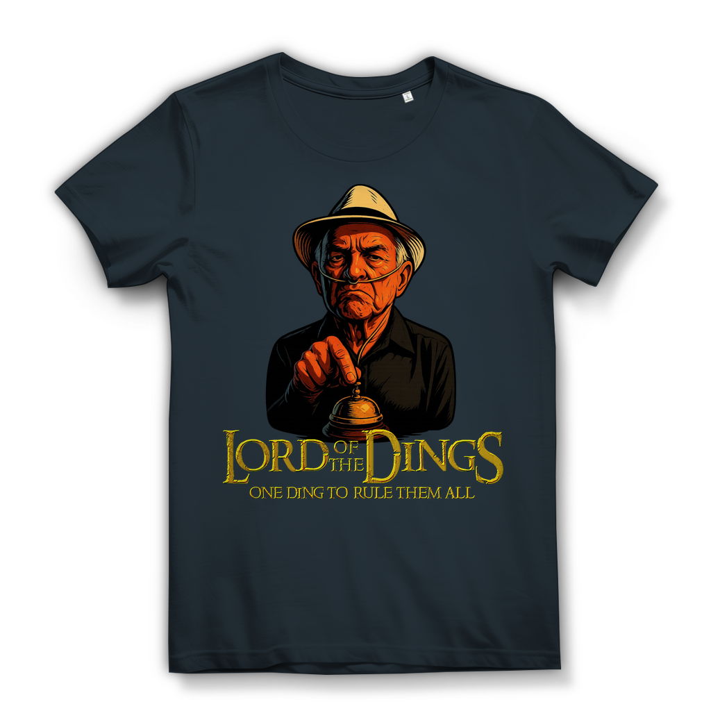 Lord of the Dings - Damen Premium Bio T-Shirt Dark Grey