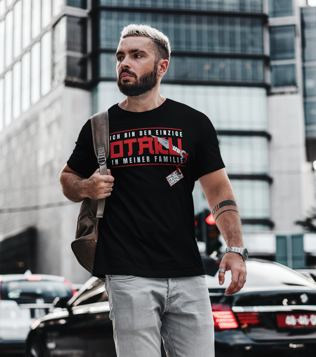 Otaku Shirt Männer – Ich bin der einzige Anime Fan in meiner Familie T-Shirt