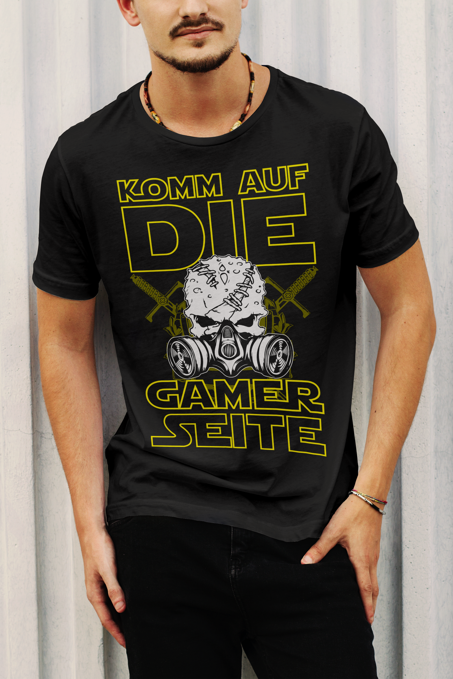 Komm auf die Gamer Seite Shirt – für Videospiel Zocker Gaming Games