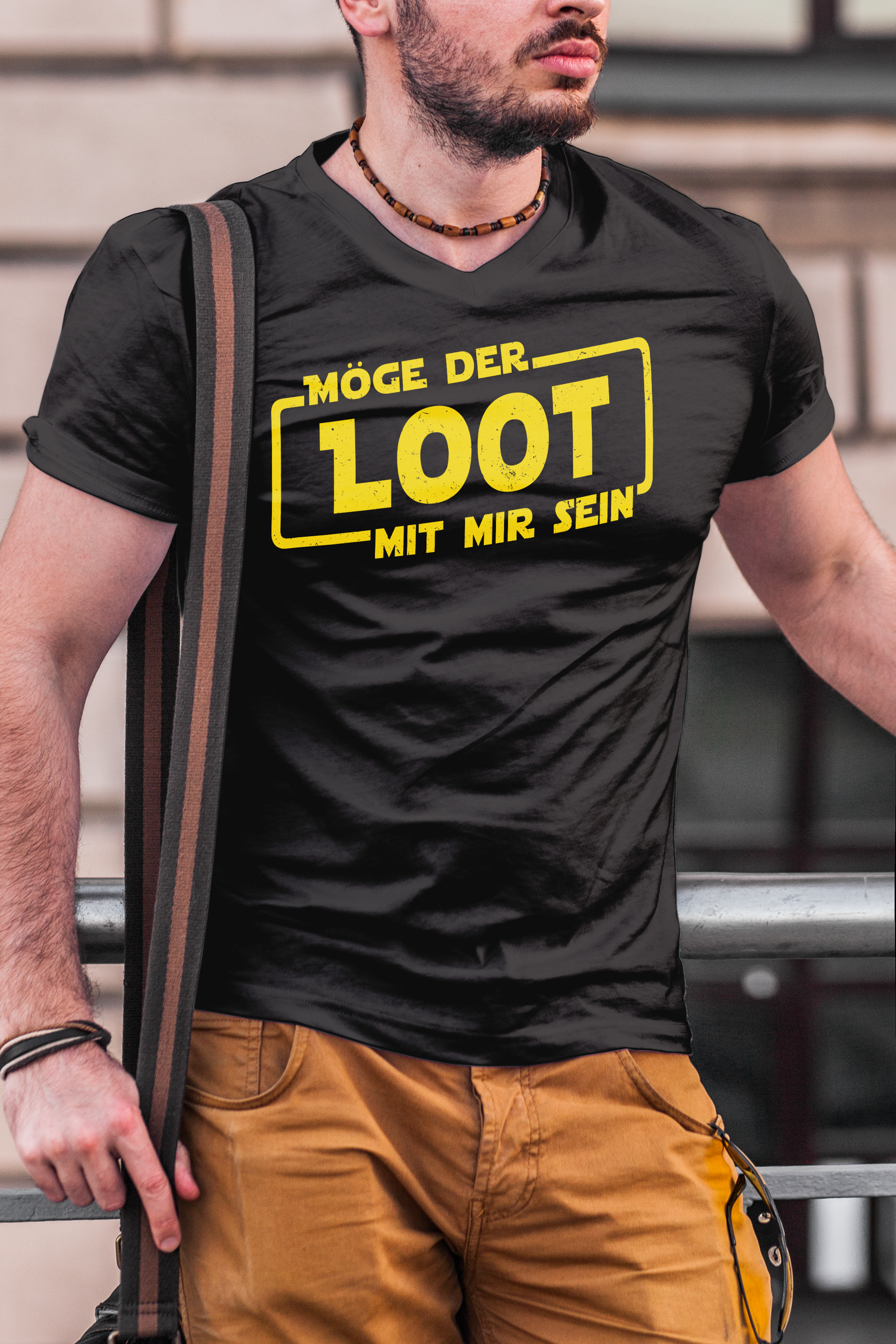 Möge der Loot mit mir sein Herren T-Shirt – Gamer Shirt für Männer