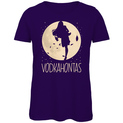 Mond Prinzessin - Vodkahontas - Damen Premium Bio T-Shirt Urban Purple