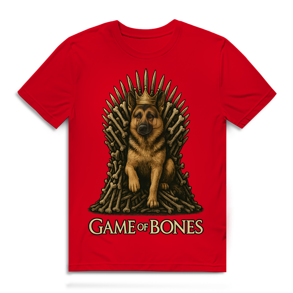 Game of Bones Schäferhund Hunde - Herren Premium Bio T-Shirt Red