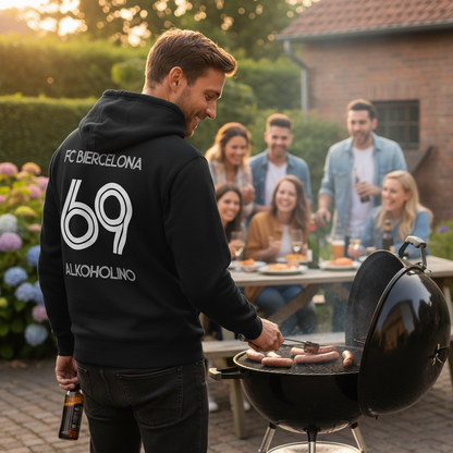 FC Biercelona Alkoholino 69 Fußball - Unisex Hoodie