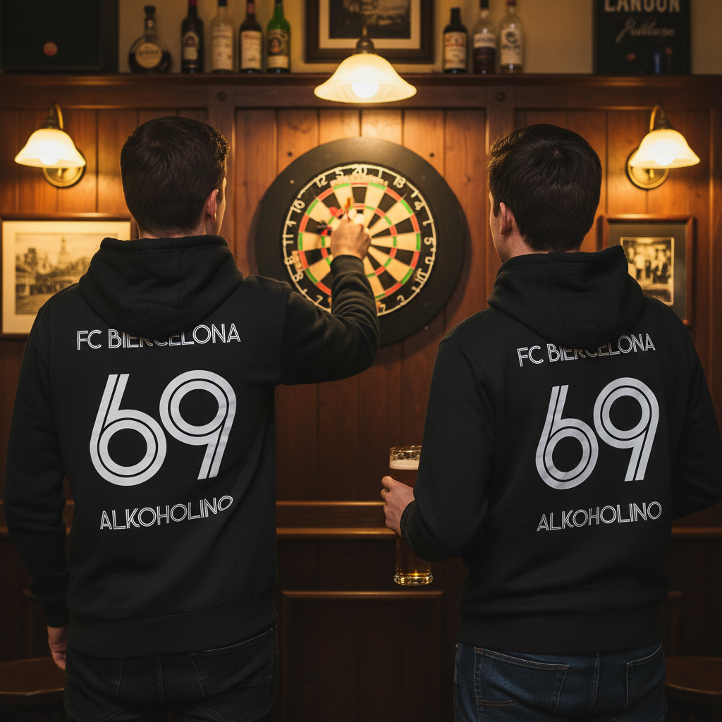 FC Biercelona Alkoholino 69 Fußball - Unisex Hoodie