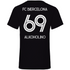 FC Biercelona Alkoholino 69 Fußball - Herren V-Neck Shirt Black