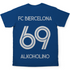 FC Biercelona Alkoholino 69 Fußball - Herren Shirt Royal Blue