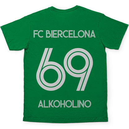 FC Biercelona Alkoholino 69 Fußball - Herren Shirt Kelly Green