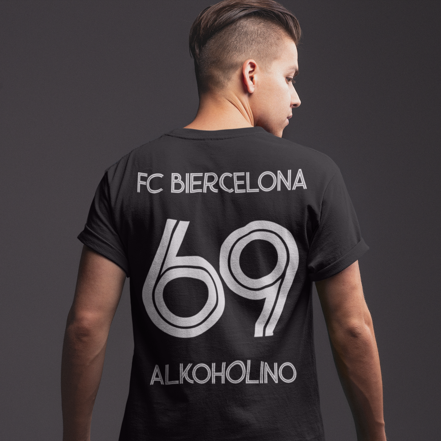 FC Biercelona Alkoholino 69 Fußball - Herren Shirt