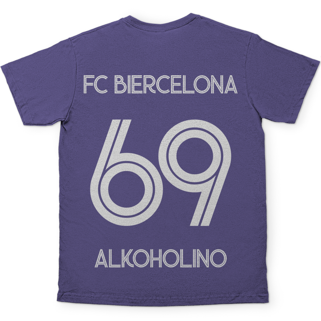 FC Biercelona Alkoholino 69 Fußball - Herren Shirt Millennial Lilac