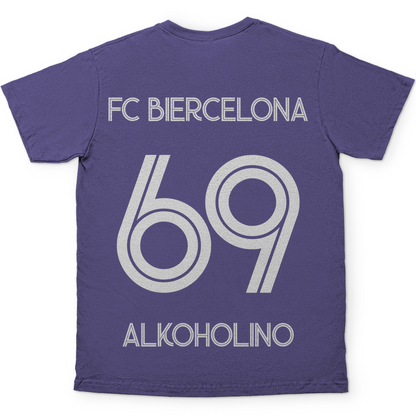 FC Biercelona Alkoholino 69 Fußball - Herren Shirt Millennial Lilac