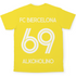FC Biercelona Alkoholino 69 Fußball - Herren Shirt Solar Yellow