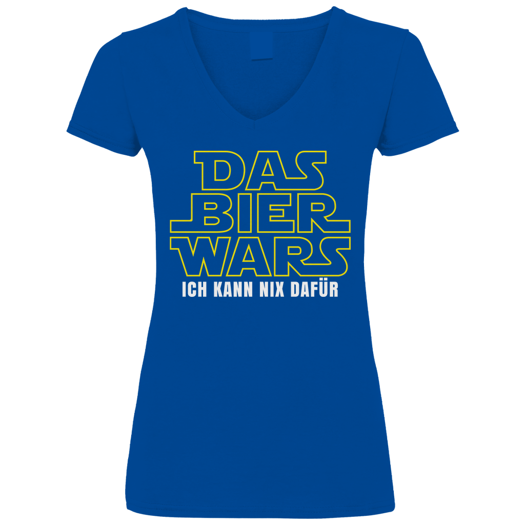 Das Bier Wars ich kann nix dafür Star Wars - V-Neck Damenshirt