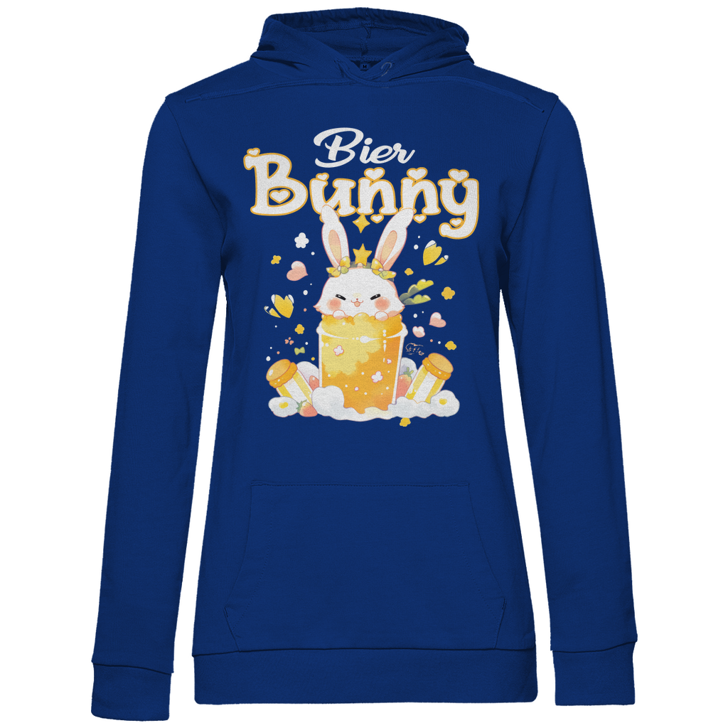 Bier Bunny Hase - Damen Hoodie Royal