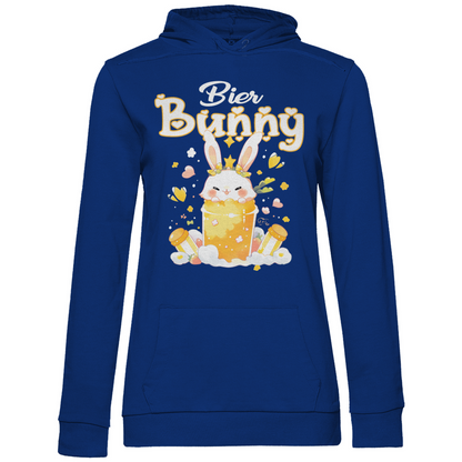 Bier Bunny Hase - Damen Hoodie Royal