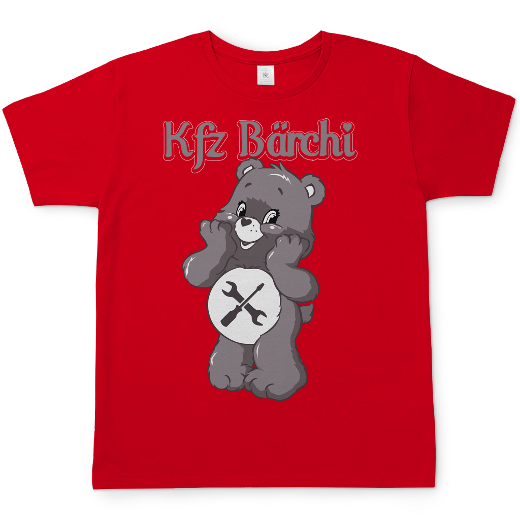 KFZ Bärchi - Glücksbärchi - Herren Shirt Red
